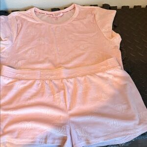 Juicy Couture Pink Logo Lounge Set
